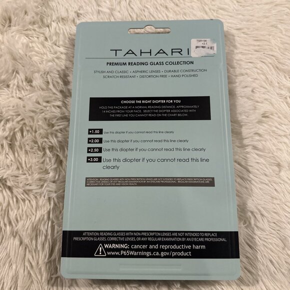 Tahari Premium Reading Glasses Reader & Sun Reader +2.50 New with case - Picture 4 of 5